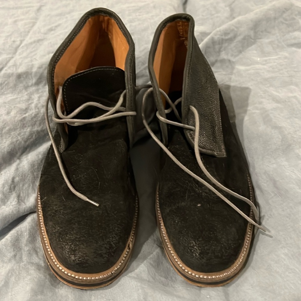 Modern Vintage. Brand new, never worn. Black Boots. Suede.